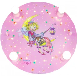 Elobra No. 130957 Deckenleuchte Prinzessin Lillifee Laternennacht 4-flammig, Rosa