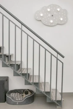 Elobra No. 124574 Deckenleuchte Sternenwolke 5-flammig Silber