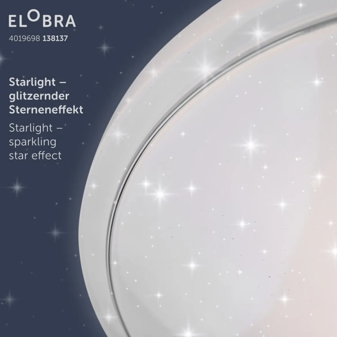 Elobra No. 138137 Deckenleuchte Wildnis Starlight grün
