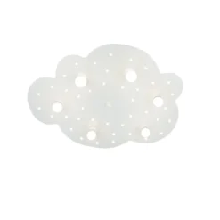 Elobra No. 125922 Deckenleuchte Wolke 6-flammig, Weiß