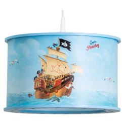 Elobra No. 131565 Hängeleuchte Capt'n Sharky auf hoher See, Hellblau