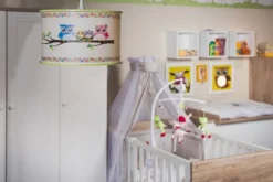 Elobra No. 131152 Hängeleuchte Eulenfamilie 25-40, Lindgrün
