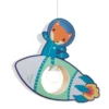 Elobra No. 137987 Pendelleuchte Little Astronauts Rakete 1-flammig Blau