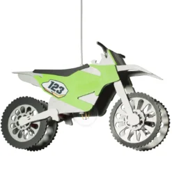 Elobra No. 136973 Pendelleuchte Motorcrossmaschine 1-flammig, Grün, Silber