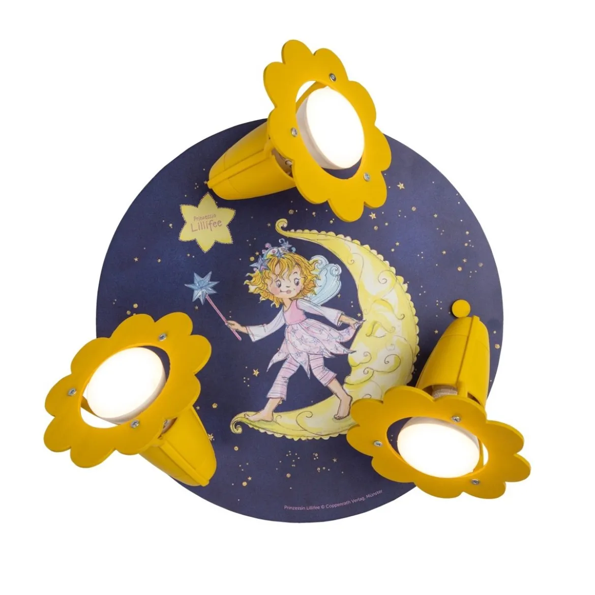 Elobra 138304 Prinzessin Lillifee Spot Rondell Gute Nacht Nachthimmel blau gelb