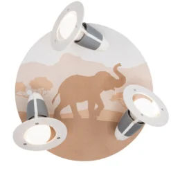 Elobra 139622 Spot Rondell Scandi Savanne 3-flammig sand orange E14