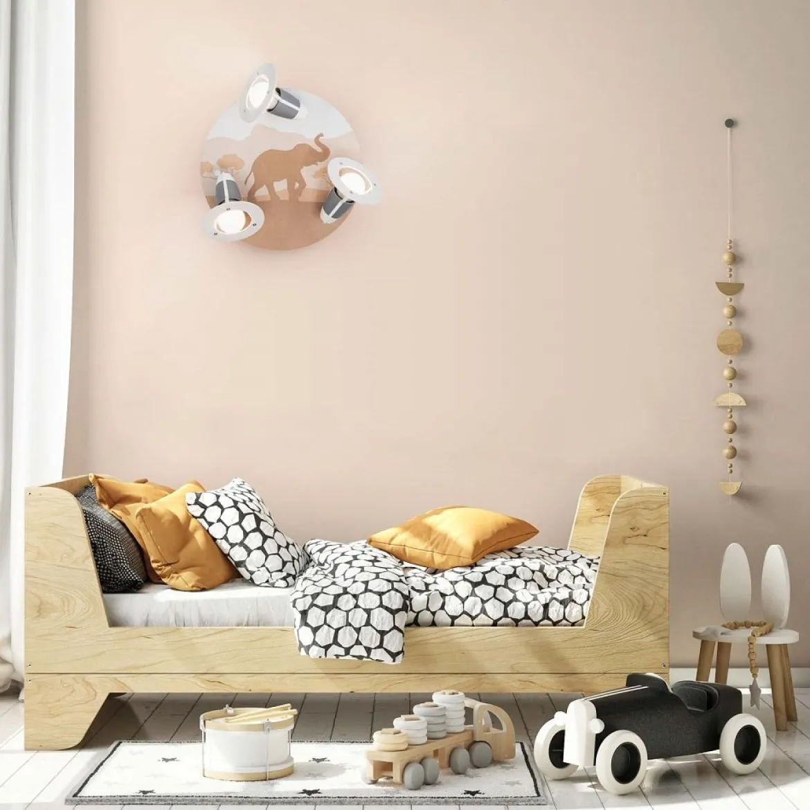 Elobra 139622 Spot Rondell Scandi Savanne 3-flammig sand orange E14