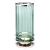Elstead Arno Tischlampe Glas Grün Nickel poliert 35cm