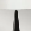 Elstead Ascent  Tischleuchte schwarz Lampenschirm weiss E27