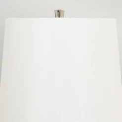 Elstead Ascent  Tischleuchte schwarz Lampenschirm weiss E27