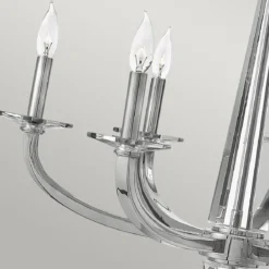 Elstead Ascher 6-flammig Kronleuchter poliertes Nickel