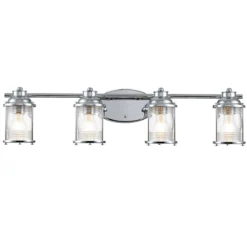 Elstead Ashland Bay 4-flammige Wandleuchte chrom klar