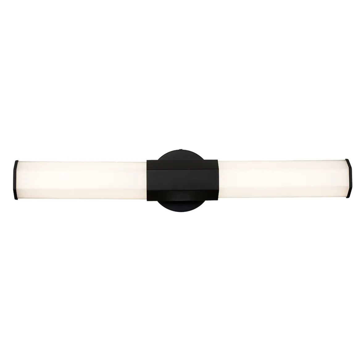 Elstead Facet Dual LED Wandleuchte schwarz matt opal