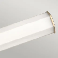Elstead Facet Dual LED Wandleuchte Messing opal