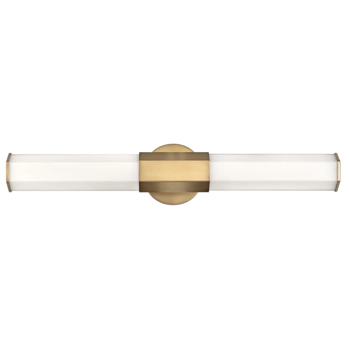 Elstead Facet Dual LED Wandleuchte Messing opal