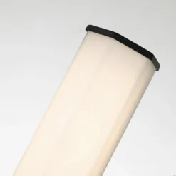 Elstead Facet LED Wandleuchte schwarz matt opal IP44