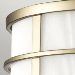 Elstead Fusion 3 Light Deckenleuchte 3-flammig messing natur lackiert E27