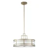 Elstead Fusion 3 Light Pendelleuchte 3-flammig messing natur lackiert E27