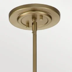 Elstead Fusion 3 Light Pendelleuchte 3-flammig messing natur lackiert E27