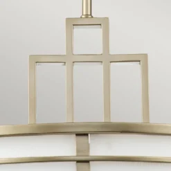 Elstead Fusion 3 Light Pendelleuchte 3-flammig messing natur lackiert E27