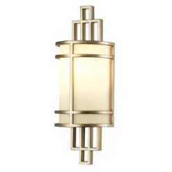 Elstead Fusion 1 Light Wandleuchte 1-flammig messing natur lackiert E27
