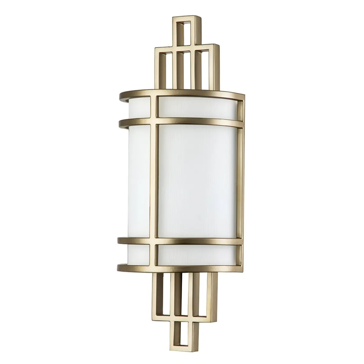 Elstead Fusion 1 Light Wandleuchte 1-flammig messing natur lackiert E27