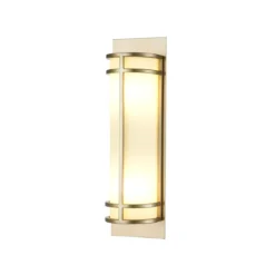 Elstead Fusion 2 Light Wandleuchte 2-flammig messing natur lackiert E27