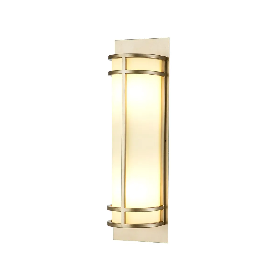 Elstead Fusion 2 Light Wandleuchte 2-flammig messing natur lackiert E27