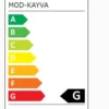 Elstead Kayva LED Kronleuchter 4-flammig Nickel Glas klar 3000K