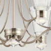 Elstead Kayva LED Kronleuchter 6-flammig Nickel klar 3000K