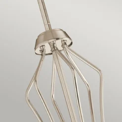 Elstead Kayva LED Kronleuchter 6-flammig Nickel klar 3000K
