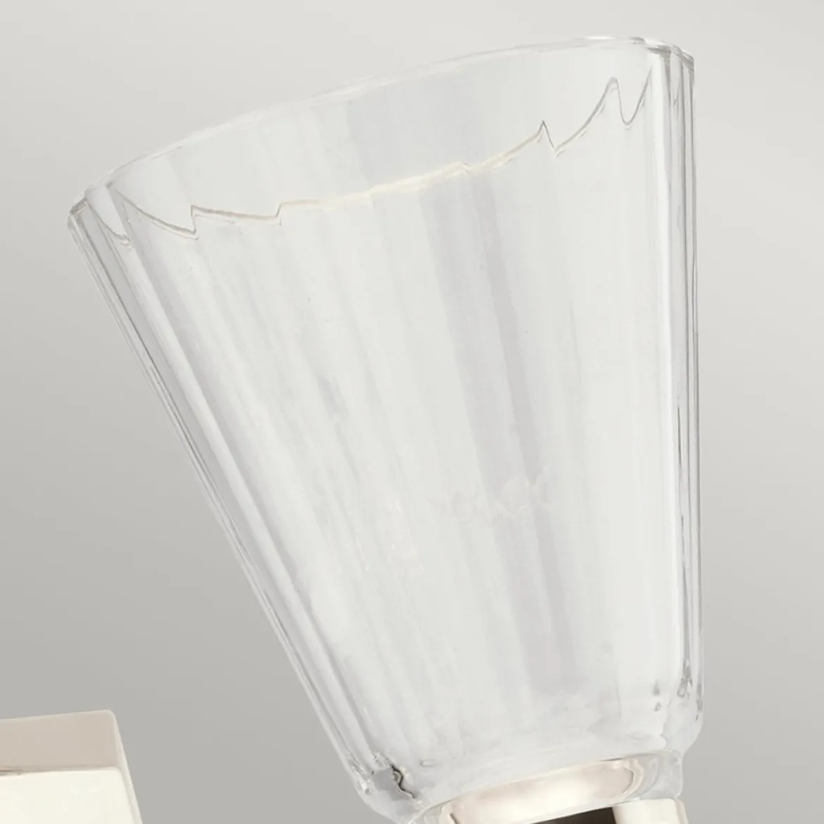 Elstead Kayva LED Wandleuchte 2-flammig Nickel klar IP44