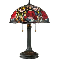 Elstead Larissa 2-flammig Tischleuchte Bronze design