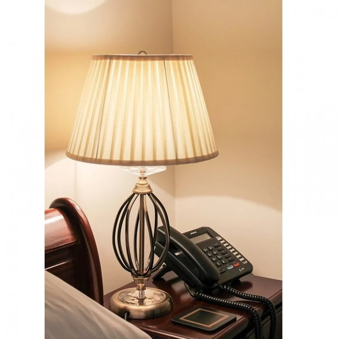 Elstead Lighting Aegean 1-Light Tischleuchte Messing alt 1-flammig E27 58cm