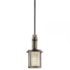 Elstead Lighting Ahrendale 1-Light Pendelleuchte Mini 1-flammig E27 stahlgrau