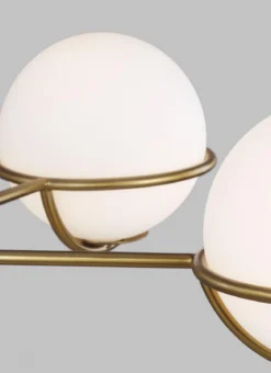Elstead Lighting Apollo 5-Light Kronleuchter 5-flammig G9 messingfarben matt