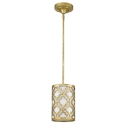 Elstead Lighting Arabella 1-Light Pendelleuchte Gold 1-flammig E27