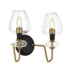 Elstead Lighting Armand 2-Light Wandleuchte Messing 2-flammig E14
