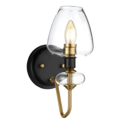 Elstead Lighting Armand 1-Light Wandleuchte Messing 1-flammig E14