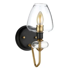 Elstead Lighting Armand 1-Light Wandleuchte Messing 1-flammig E14