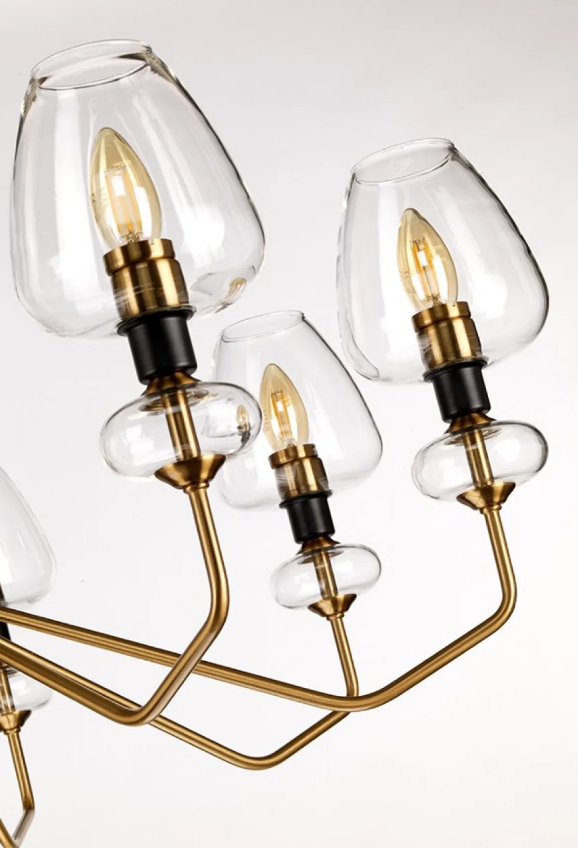 Elstead Lighting Armand 5-Light Kronleuchter Messing 5-flammig E14