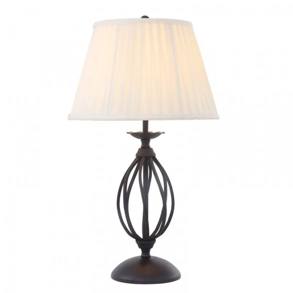 Elstead Lighting Artisan 1-Light Tischleuchte 1-flammig E27 Schwarz 55cm