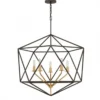 Elstead Lighting Astrid 5-Light Kronleuchter 5-flammig Bronze Schwarz E14