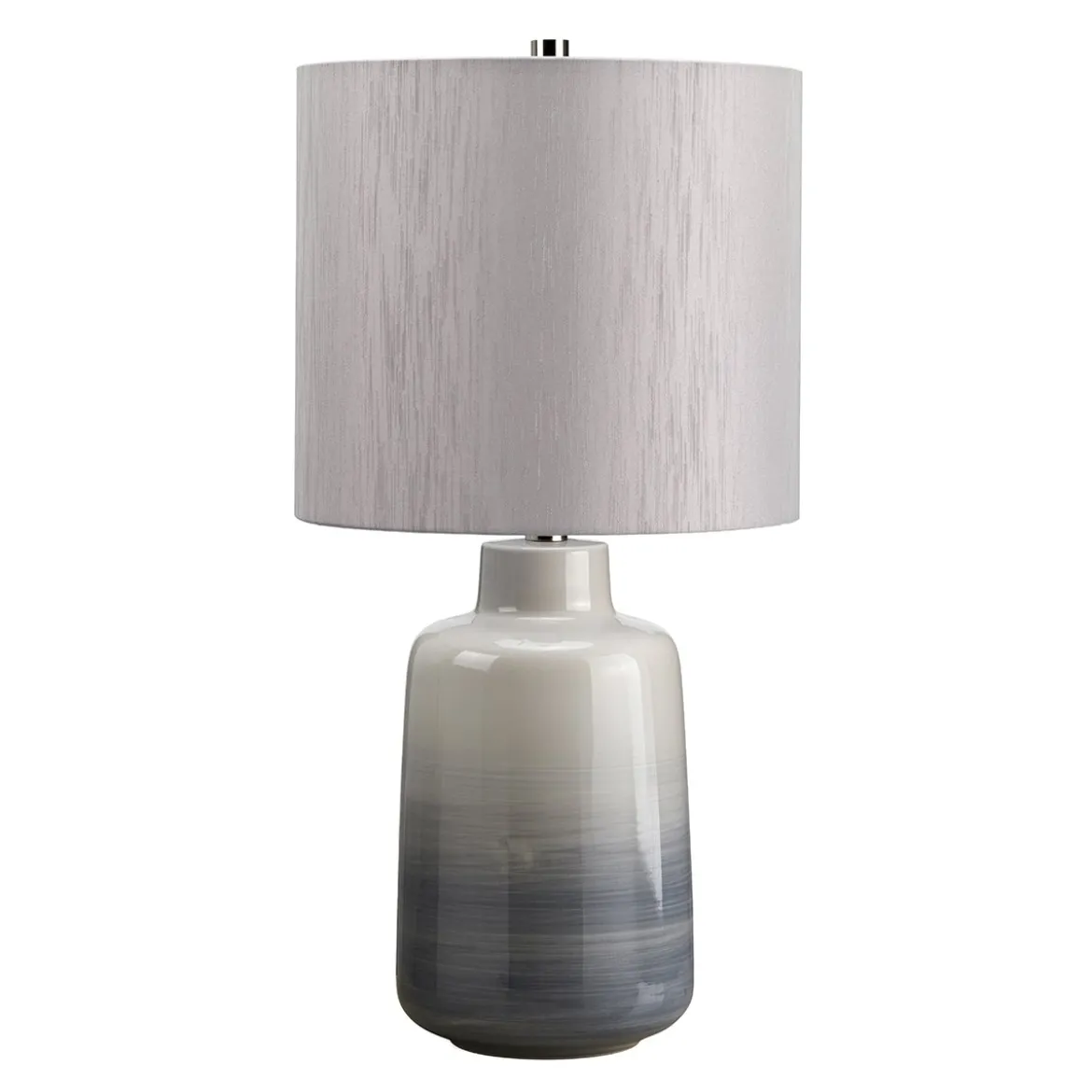 Elstead Lighting Bacari 1 Light Small Tischleuchte blau grau Keramik