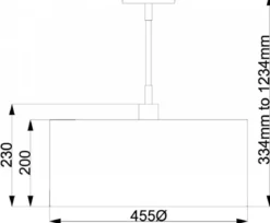 Elstead Lighting Balance 1-Light Pendelleuchte 1-flammig E27 Braun Messig