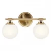 Elstead Lighting Benno Wandleuchte 2-flammig Champagnerbronze