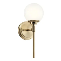 Elstead Lighting Benno Wandleuchte 1-flammig Champagnerbronze