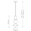 Elstead Lighting Bijou LED Pendelleuchte Nickel Gebürstet 3000K