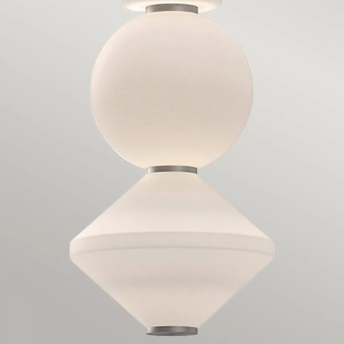 Elstead Lighting Bijou LED Pendelleuchte Nickel Gebürstet 3000K