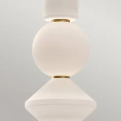 Elstead Lighting Bijou LED Pendelleuchte Altgold 3000K